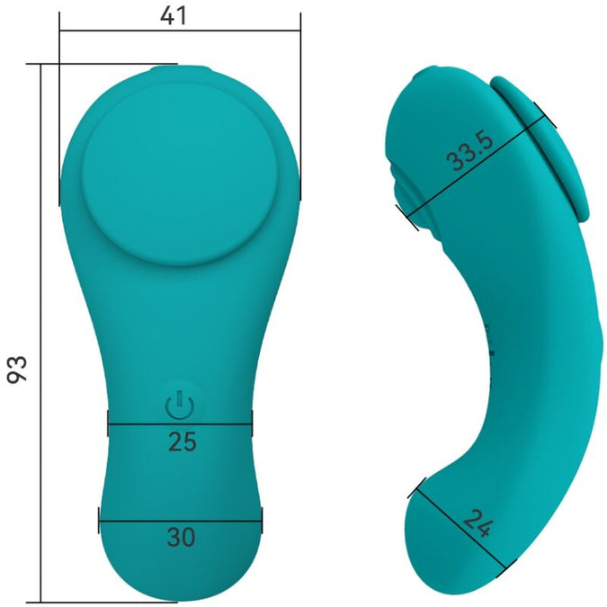 ARMONY - PLEASURE SLIPJE VIBRATOR AFSTANDSBEDIENING 3 SNELHEDEN GROEN