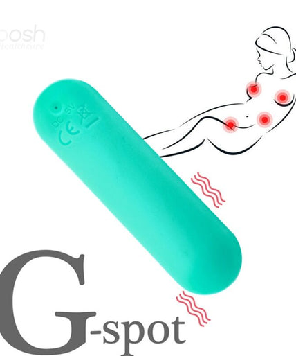 ARMONY - SPLASH JOIE VIBRATOR BULLET SILICONE REMOTE CONTROL 10 VIBRATIONS 75 X 19 CM GREEN