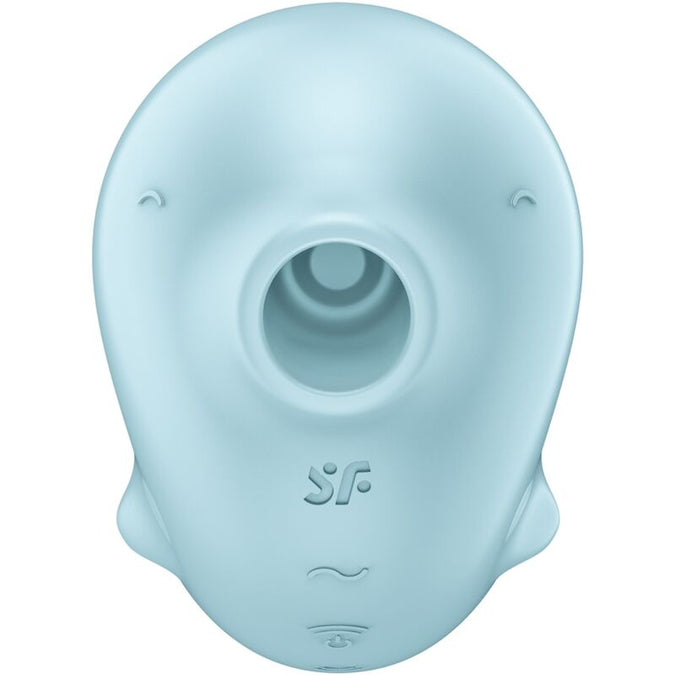 SATISFYER - SASSY SEAL STIMULATOR & VIBRATOR BLAUW