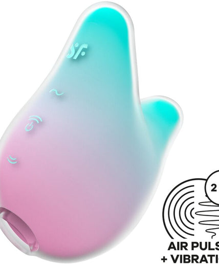 SATISFYER - MERMAID VIBES STIMULATOR & VIBRATOR MINT EN ROZE