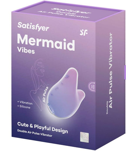 SATISFYER - MERMAID VIBES STIMULATOR & VIBRATOR PAARS EN ROZE
