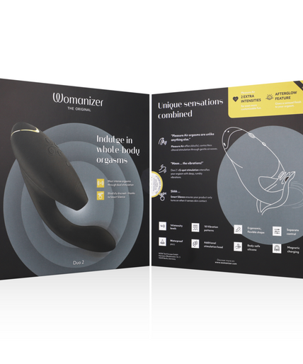 WOMANIZER - DUO 2 STIMULATOR BLACK