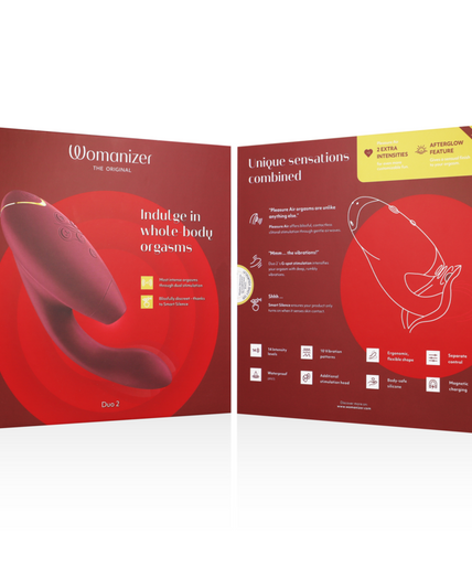 WOMANIZER - DUO 2 STIMULATOR BORDEAUX