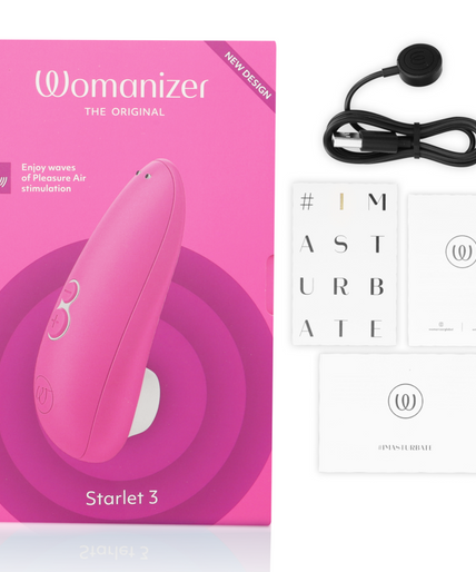 WOMANIZER - STARLET 3 CLITORAL STIMULATOR PINK