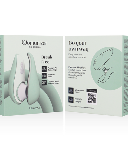 WOMANIZER - LIBERTY 2 CLITORISSTIMULATOR & ZUIGAPPARAAT LICHTGROEN