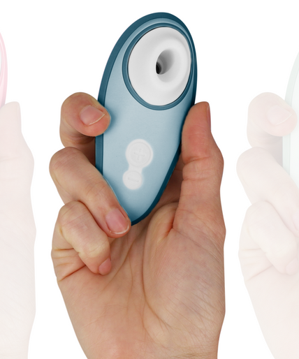 WOMANIZER - LIBERTY 2 CLITORISSTIMULATOR & ZUIGFUNTIE BLAUW
