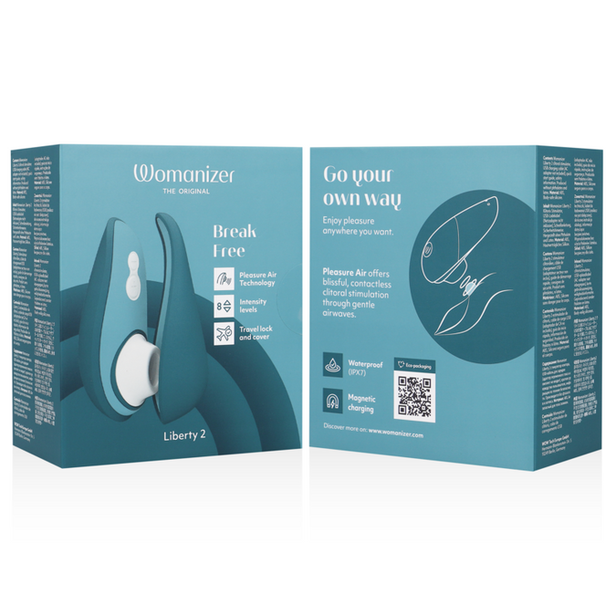Womanizer – Liberty 2 Clitoris Stimulator & Suction Blue
