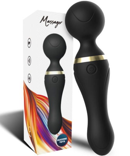 Armony – Freeza Massager & Vibrator Super Flexible Head Black