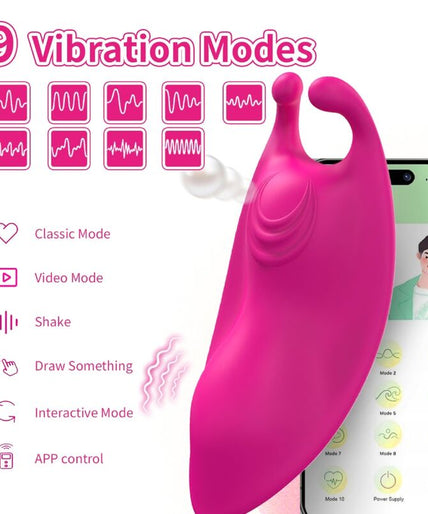 Armony – Honeybee Wearable Panties Vibrator G – Spot Fuchsia – Free App