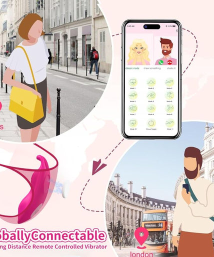 Armony – Honeybee Wearable Panties Vibrator G – Spot Fuchsia – Free App