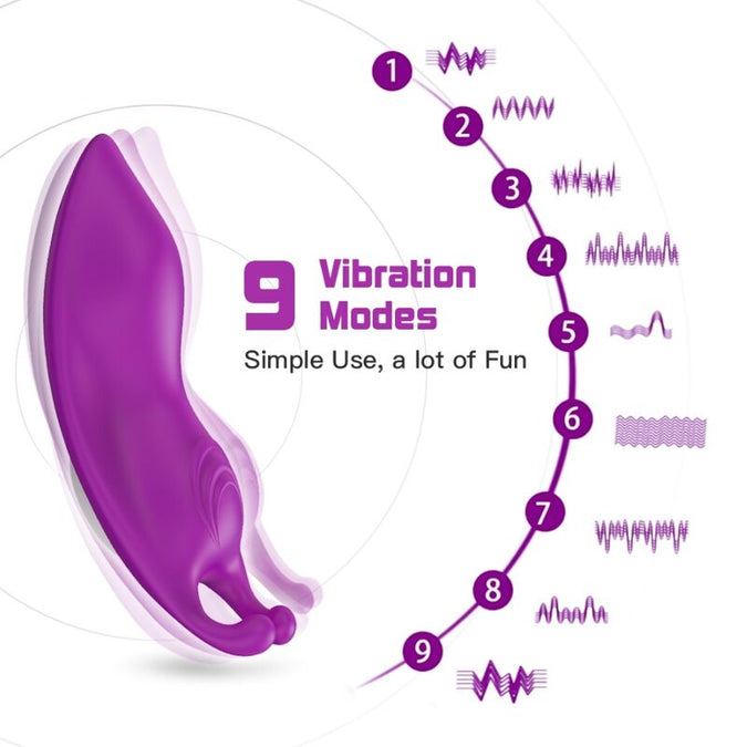 Armony – Bij Draagbare Slipvibrator G-Spot Afstandsbediening Paars