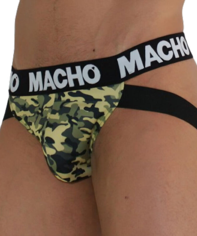 MACHO - MX28MV JOCK MILITAIR GROEN S
