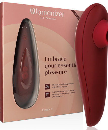 WOMANIZER - CLASSIC 2 CLITORAL STIMULATOR BORDEAUX