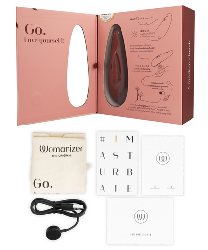 WOMANIZER - CLASSIC 2 CLITORAL STIMULATOR BORDEAUX