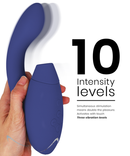 WOMANIZER - DUO 2 STIMULATOR BLUE