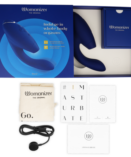 WOMANIZER - DUO 2 STIMULATOR BLUE