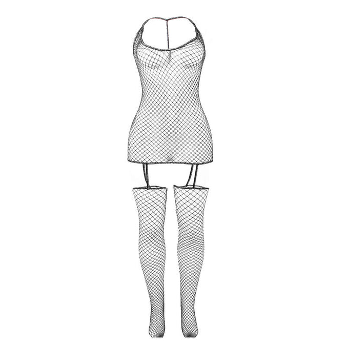 Subblime – 951955 Shiny Fishnet Bodystocking One Size