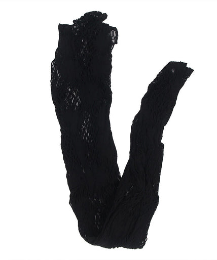 SUBBLIME - 952129 PANTY BODY MET JURKDESIGN EN BLOEMENDETAILS ZWART ONE SIZE