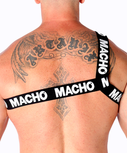 MACHO - ROMAN HARNESS WHITE L/XL