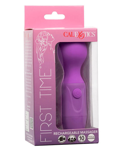 CALEXOTICS - FIRST TIME RECHARGEABLE MASSAGER 10 VIBRATIONS PURPLE