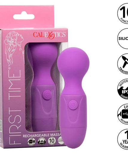 CALEXOTICS - FIRST TIME RECHARGEABLE MASSAGER 10 VIBRATIONS PURPLE