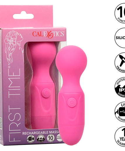 CALEXOTICS - FIRST TIME RECHARGEABLE MASSAGER 10 VIBRATIONS PINK