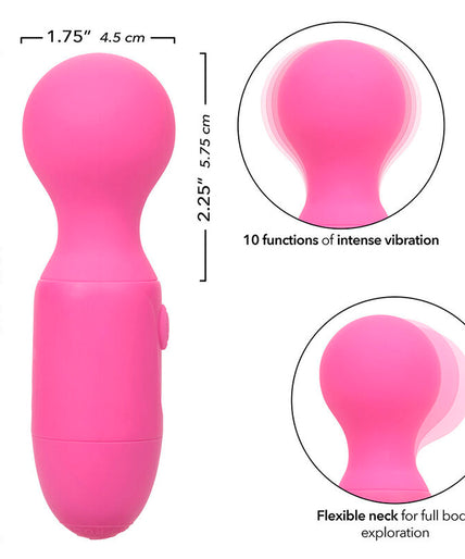 CALEXOTICS - FIRST TIME RECHARGEABLE MASSAGER 10 VIBRATIONS PINK
