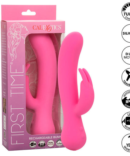 CALEXOTICS - FIRST TIME VIBRATOR RABBIT RECHARGEABLE PINK