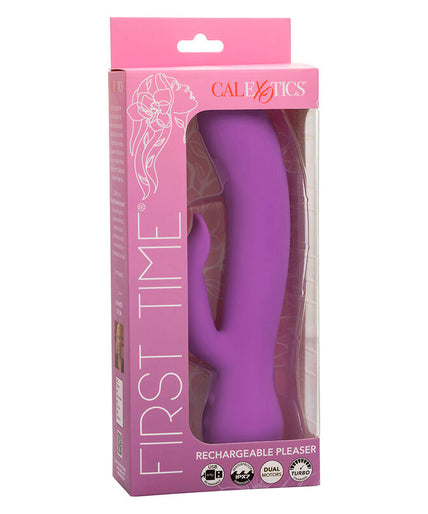 CALEXOTICS - FIRST TIME VIBRATOR PLEASER RECHARGEABLE PURPLE
