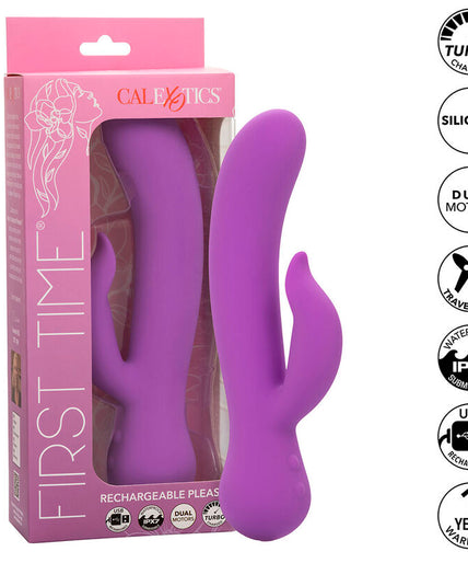 CALEXOTICS - FIRST TIME VIBRATOR PLEASER RECHARGEABLE PURPLE