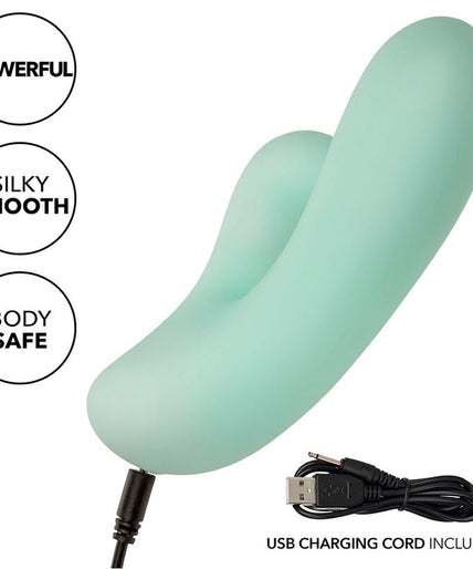 CALEXOTICS - PACIFICA FIJI VIBRATOR & ESTIMULATOR G SPOT 10 VIBRATIONS AQUA