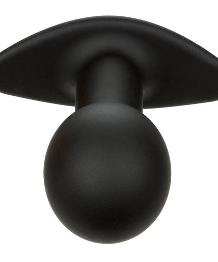 CALEXOTICS - ROCK BOTTOM ANAL PLUG 10 VIBRATIONS SILICONE BLACK