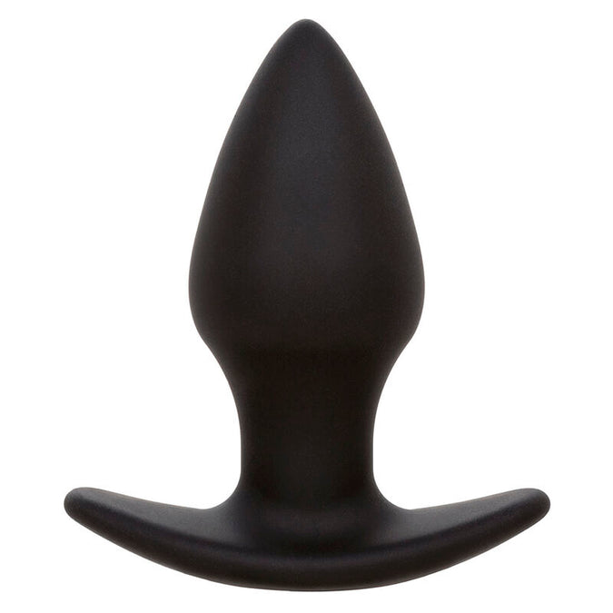 Calexotics – Rock Bottom Perfect Anaalplug met 10 Vibraties, Zwart Siliconen
