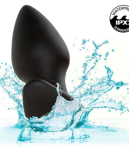 CALEXOTICS - ROCK BOTTOM PERFECT ANAL PLUG 10 VIBRATIONS SILICONE BLACK