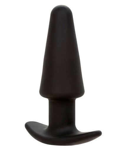 CALEXOTICS - ROCK BOTTOM TAPERED ANAL PLUG 10 VIBRACIONES SILICONE BLACK