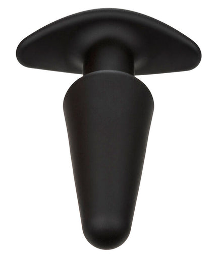CALEXOTICS - ROCK BOTTOM TAPERED ANAL PLUG 10 VIBRACIONES SILICONE BLACK