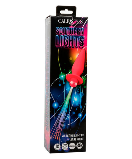 CALEXOTICS - SOUTHERN LIGHTS LIGHT UP ANAL PLUG 10 VIBRATIONS SILICONE PINK