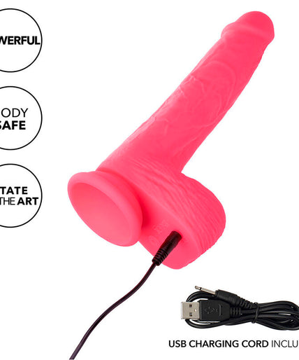 CALEXOTICS - STUDS REALISTIC VIBRATOR 10 VIBRATIONS PINK