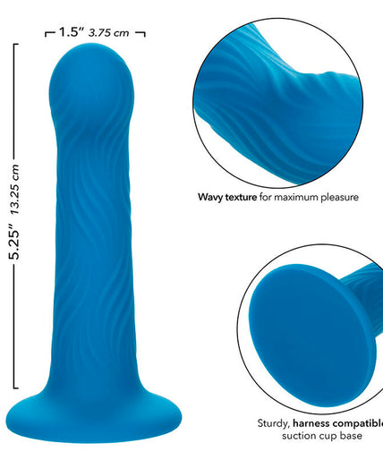 CALEXOTICS - WAVE RIDER RIPPLE ANAL PLUG BLUE