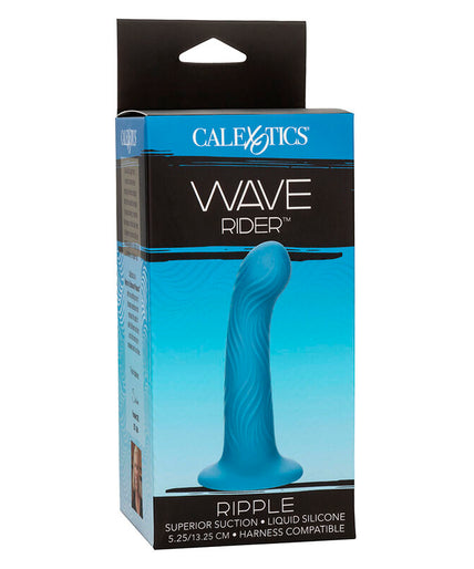 CALEXOTICS - WAVE RIDER RIPPLE ANAL PLUG BLUE