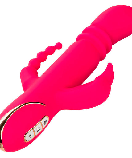 CALEXOTICS - JACK FANTASY TRIPLE HEATED VIBRATOR RABBIT PINK