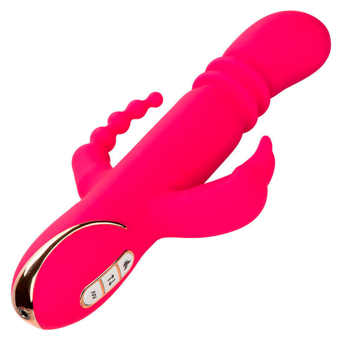 Calexotics – Jack Fantasy Triple Heated Vibrator Rabbit Pink