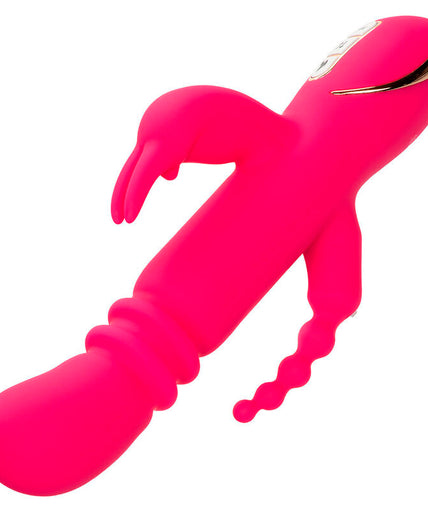 CALEXOTICS - JACK FANTASY TRIPLE HEATED VIBRATOR RABBIT PINK
