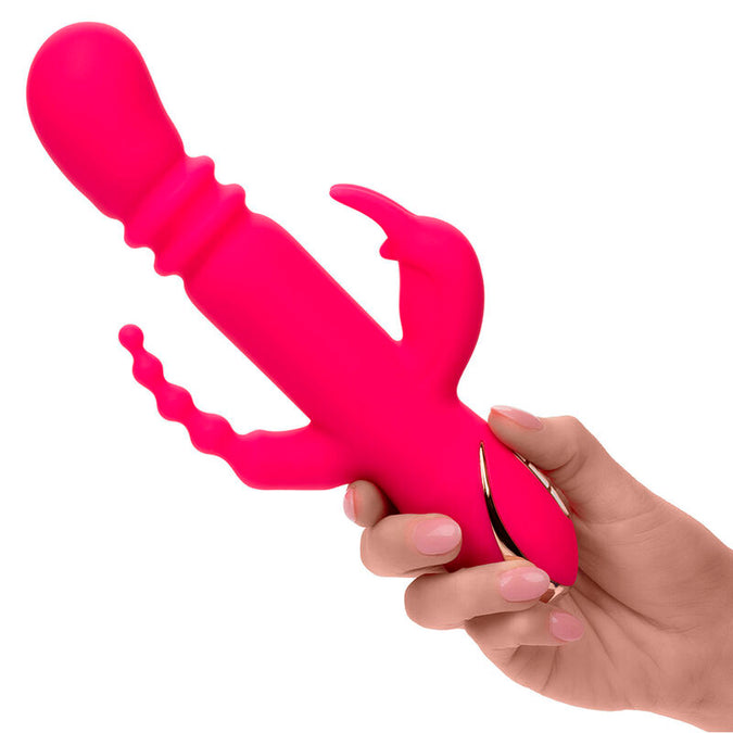 Calexotics – Jack Fantasy Triple Heated Vibrator Rabbit Pink