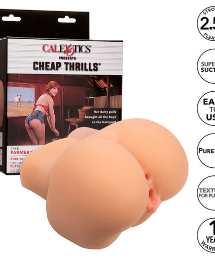CALEXOTICS - THE FARMERS DAUGHTER DOUBLE REALISTIC MASTURBATOR FLESH