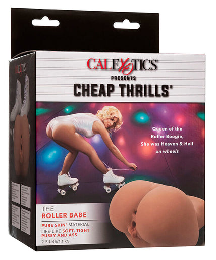 CALEXOTICS - THE ROLLER BABE DOUBLE REALISTIC MASTURBATOR FLESH