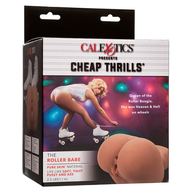 Calexotics – The Roller Babe Doppelter realistischer Masturbator Hautfarben