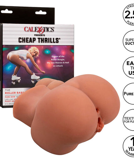 CALEXOTICS - THE ROLLER BABE DOUBLE REALISTIC MASTURBATOR FLESH