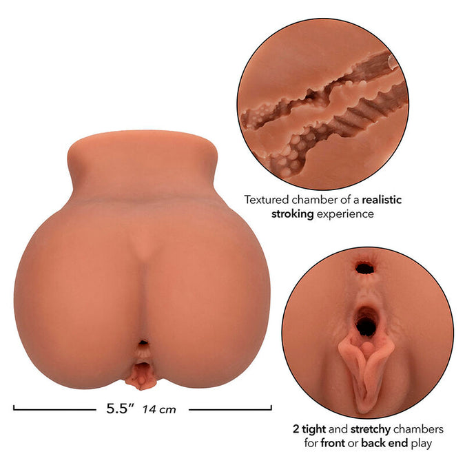 Calexotics – The Roller Babe Doppelter realistischer Masturbator Hautfarben