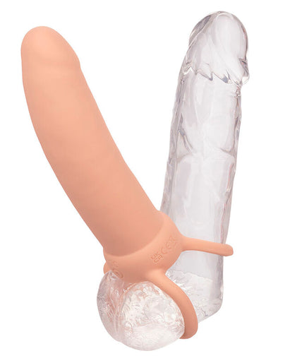 CALEXOTICS - MAXX THICK DUAL PENETRATOR 10 VIBRATIONS FLESH